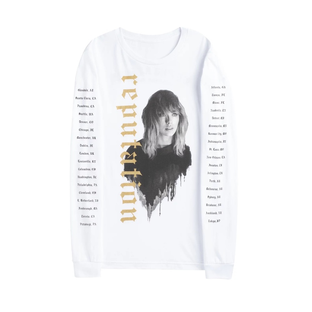 Official Taylor Swift Reputation Tour long sleeve shirt - brand new - 2XL
